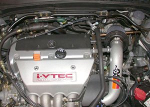 Honda Civic Si Performance Air Intake - K&N Engineering - Typhoon - `02-`05